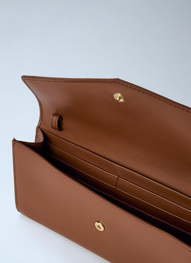 Cord Shoulder Strap Leather Wallet Miu Miu Cord Shoulder Strap Leather Wallet Brown miu0264210