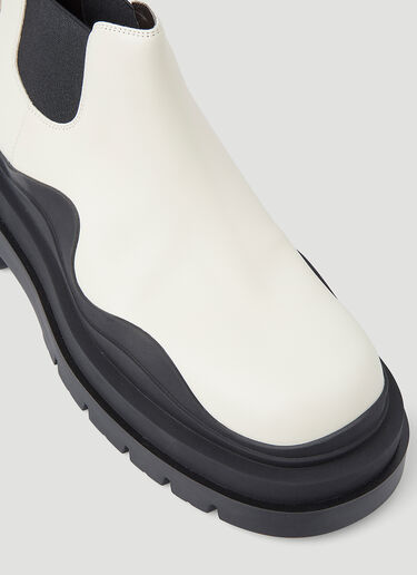 Bottega Veneta Lug Ankle Boots White bov0244020