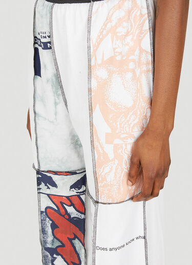 P.A.M. Upcycle Staggering Track Pants White pam0347014