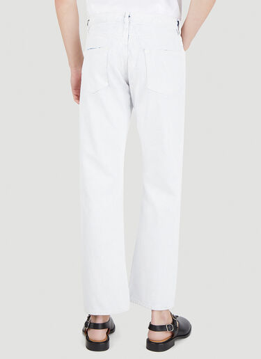 Maison Margiela Paint Coated Jeans White mla0145011