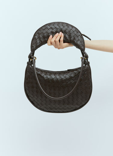 ミディアム ジェメッリショルダーバッグ Bottega Veneta ミディアム ジェメッリショルダーバッグ ブラウン bov0255068