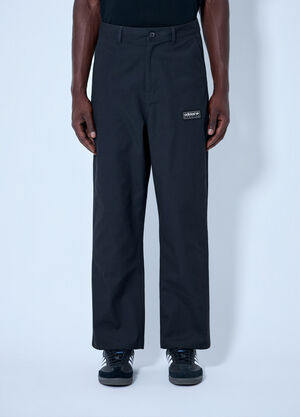 adidas SPZL Stadt Logo Patch Trousers Black aos0164014