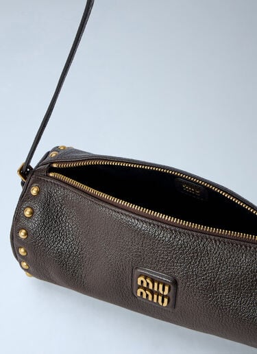 LN-CC® - Miu Miu: Leather Small Pouch - Brown Miu Miu Leather Small Pouch Brown miu0266114
