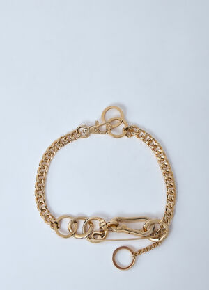 Burberry Cecile 14k Gold Dipped Necklace Black bur0159050