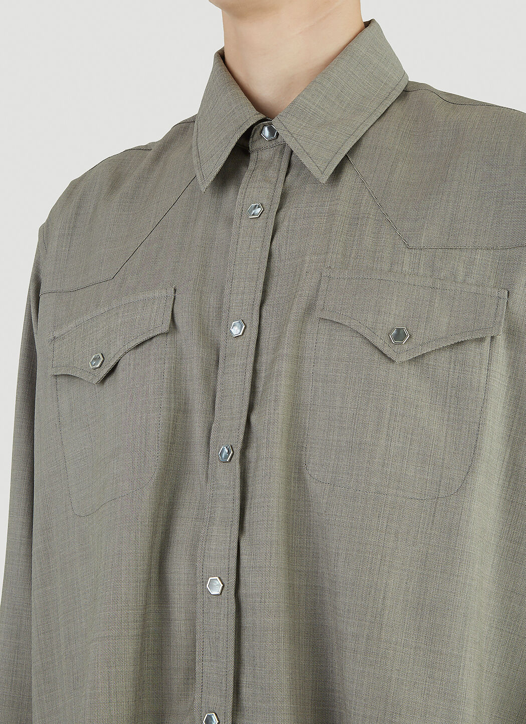 RRR　未使用　Our Legacy Ranch Shirt Our Legacy - Ranch Shirt Black High Twist Twill