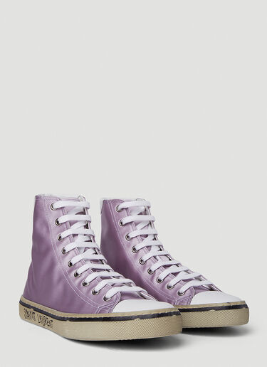 Saint Laurent 말리부 새틴 스니커즈 라일락 sla0250071