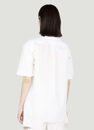 MM6 Maison Margiela Short Sleeve Shirt White mmm0253007