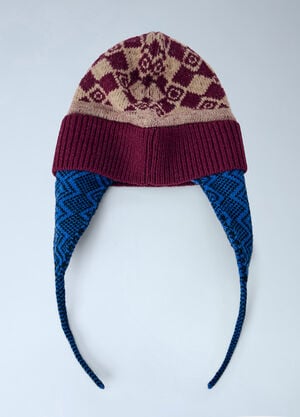 Dries Van Noten Marvin Beanie Hat Bordeaux dvn0165001
