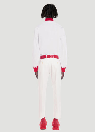 Alexander McQueen Straight-Leg Pants White amq0146008