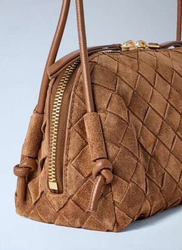 Bottega Veneta Concert Suede Pouch Brown bov0263026