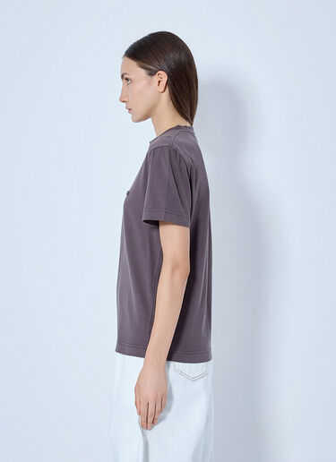 LN-CC® - Jacquemus: Gros Grain Crewneck T-Shirt - Purple Jacquemus Gros Grain Crewneck T-Shirt Purple jac0266028