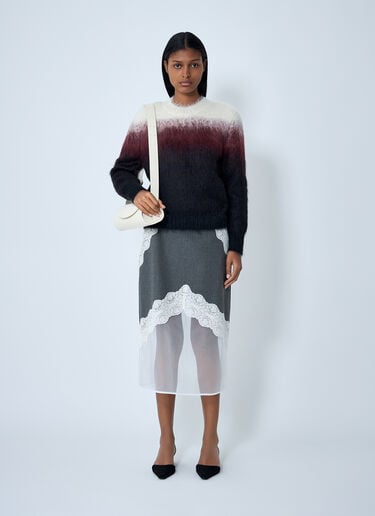 Wool Mid Skirt Jil Sander Wool Mid Skirt Black jil0262022