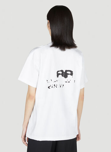 Balenciaga 徽标印花 T 恤 白色 bal0251038