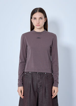 Jacquemus Gros Grain Short-Sleeve T-Shirt Purple jac0266020