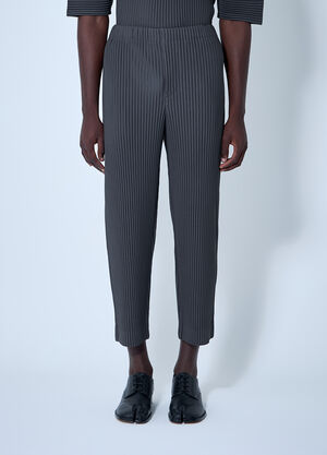 Homme Plissé Issey Miyake Pleated Pants Grey hmp0160017