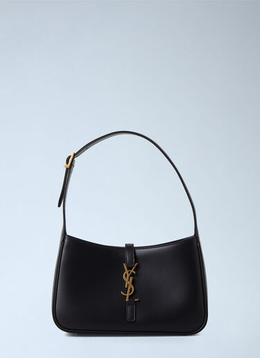 LN-CC® - Saint Laurent: Le 5 á 7 Hobo Shoulder Bag - Black Saint Laurent Le 5 á 7 Hobo Shoulder Bag Black sla0244035