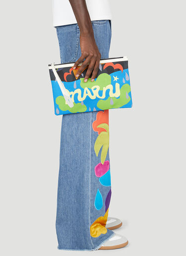 Graphic Print Pouch Marni x No Vacancy Graphic Print Pouch Multicolour mvy0153015