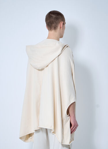 Rick Owens Hooded Kaftan Top Natural ric0160006