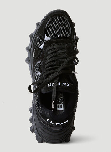 B-East スエードスニーカー Balmain B-East スエードスニーカー ブラック bln0153017