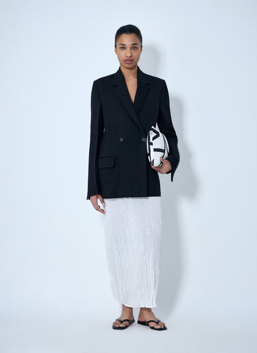 TOTEME Double-Breasted Blazer Black tot0264027