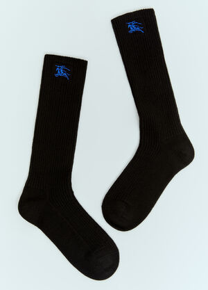 Prada Cashmere-Blend Socks Blue pra0258024