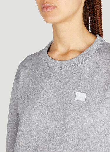 Acne Studios 페이스 패치 스웨트셔츠 그레이 acn0251034
