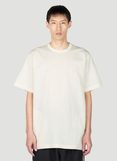 Y-3 ロゴパッチTシャツ クリーム yyy0152015