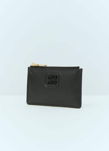 Miu Miu Leather Envelope Wallet Black miu0254051