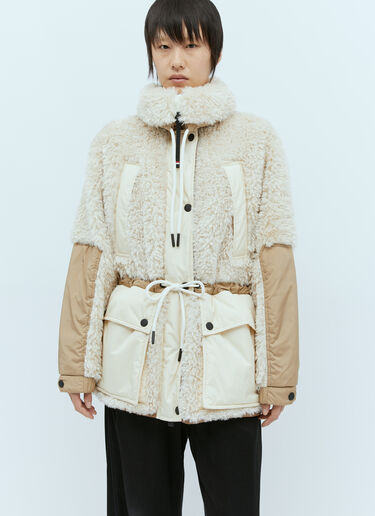 Moncler Grenoble Lauzes Teddy 夹克  米 mog0253027