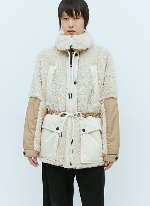 Moncler Grenoble Lauzes テディジャケット  ブラック mog0253026