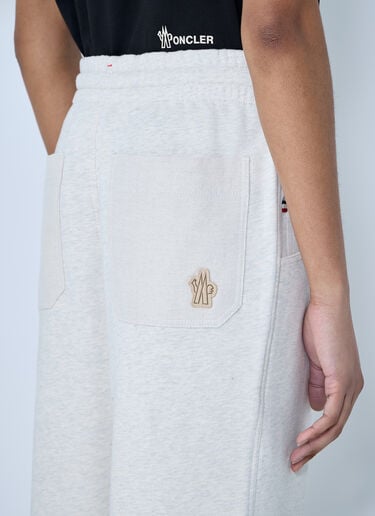 Moncler Grenoble Cotton-And-Linen-Blend Track Pants Beige mog0259009
