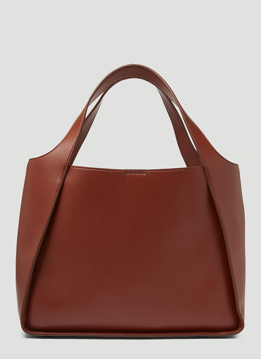 Stella McCartney Perforated Logo Tote Bag in Brown LN CC
