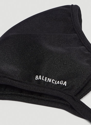 Balenciaga Logo Face Mask Black bal0145111