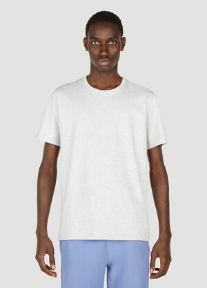 Champion Logo Embroidered T-Shirt Light Grey cha0152024