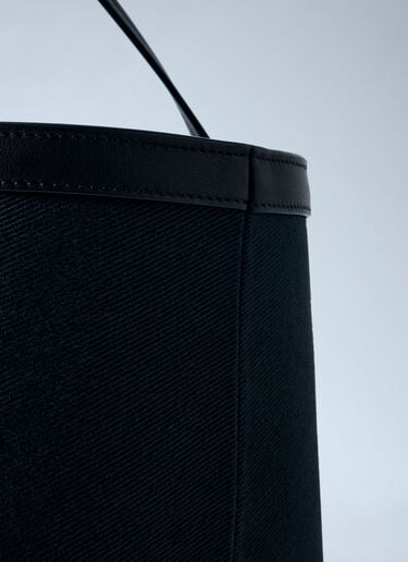 The Row Park Three Stitch Tote Bag Black row0262040