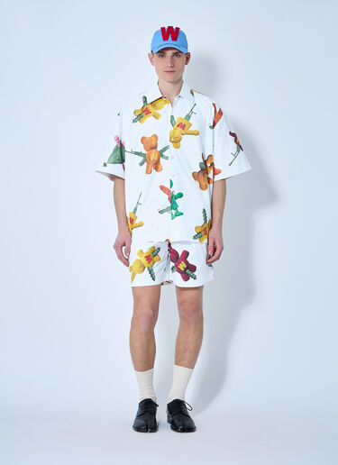 Walter Van Beirendonck Star Shorts White wlt0160003