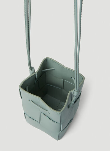 Cassette Mini Bucket Shoulder Bag Bottega Veneta Cassette Mini Bucket Shoulder Bag Green bov0251045