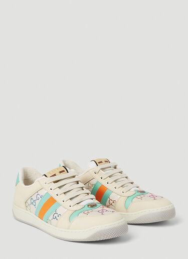 Gucci 장식 스크리너 스니커즈 Beige guc0251171