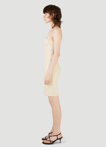 Burberry Corset Dress Beige bur0245014