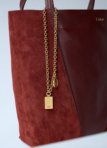 Chloé Spin Tote Bag Brown chl0262045