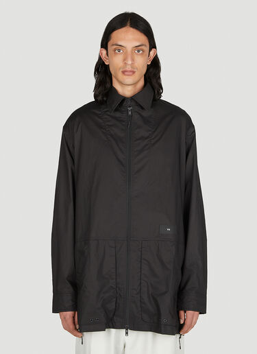 Y-3 Logo Patch Overshirt Black yyy0152026