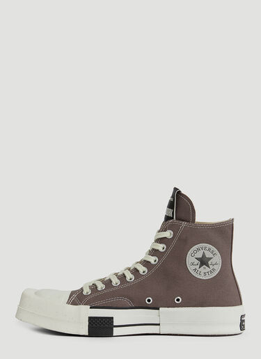 Rick Owens DRKSHDW x Converse Turbodrk High Top Sneakers Brown dsc0352001