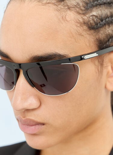 Speed Rectangular Sunglasses Bottega Veneta Speed Rectangular Sunglasses Black bos0258005
