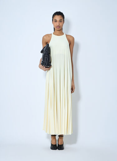 Sportmax Pleated Jersey Dress Yellow spx0260003