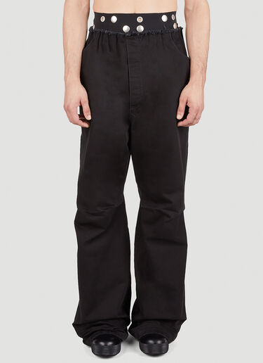 Raf Simons Eyelet Jeans Black raf0151008