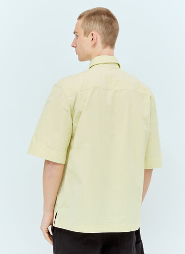 MHL by Margaret Howell Short-Sleeve Flap-Pocket Shirt Yellow mhl0156006