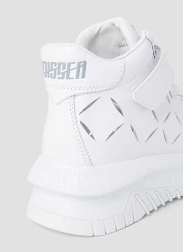 Versace Perforated Sneakers White ver0152022