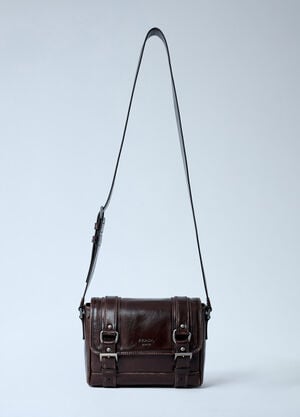 Prada Leather Explore Crossbody Bag Brown pra0162007