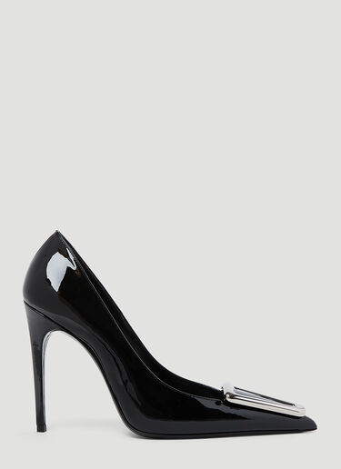 Saint Laurent Patent Leather Pumps Black sla0253079