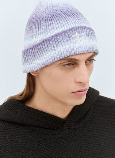 Stüssy Cuff Basic 条纹无檐便帽 紫色 sts0159016